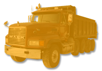 Mack dump truck